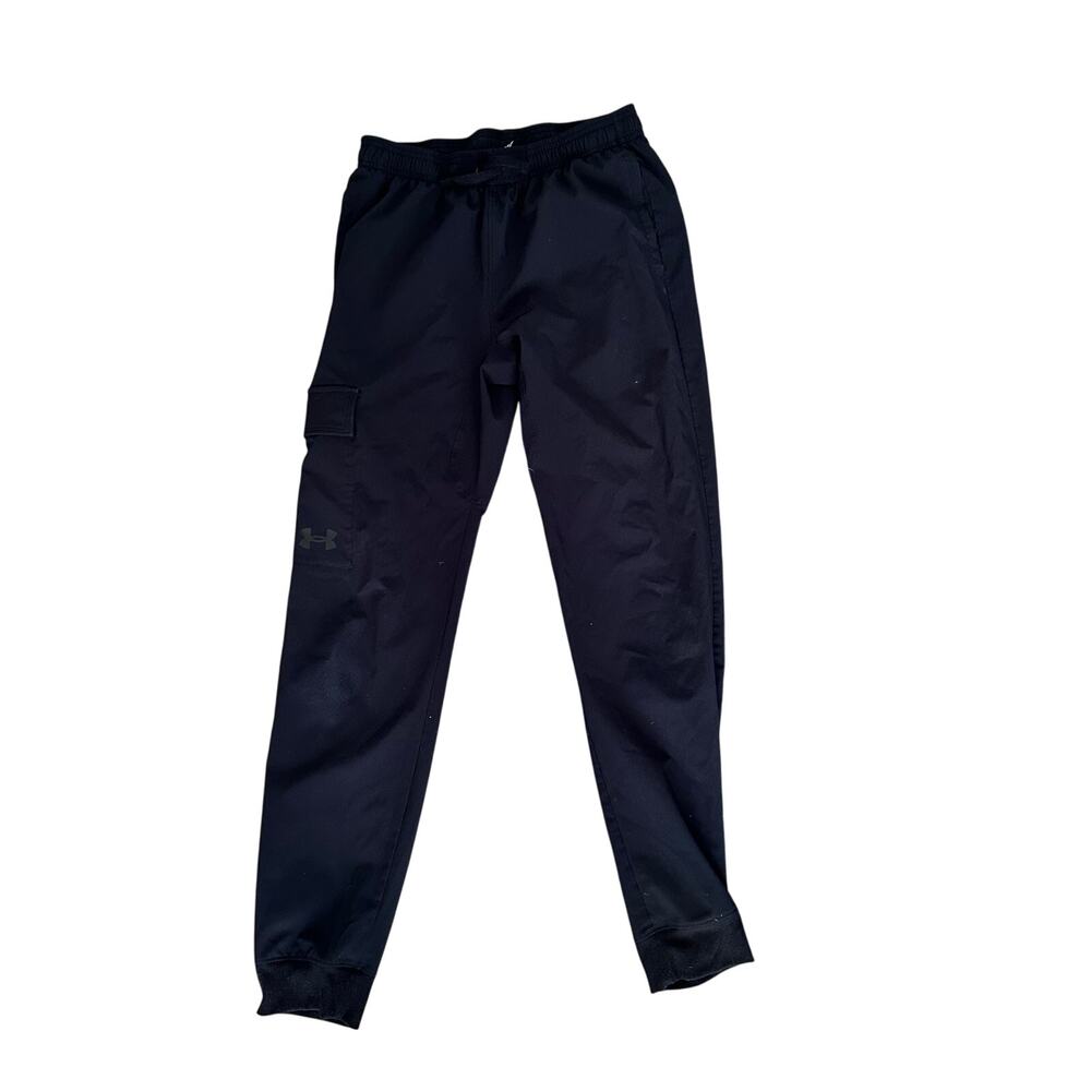 Under Armour Youth Large Black Quick Dry Cargo Joggers - Picture 4 of 5